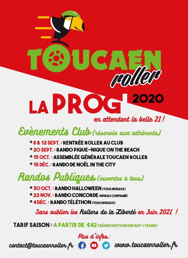 Rentrée TouCaen Roller Inscriptions